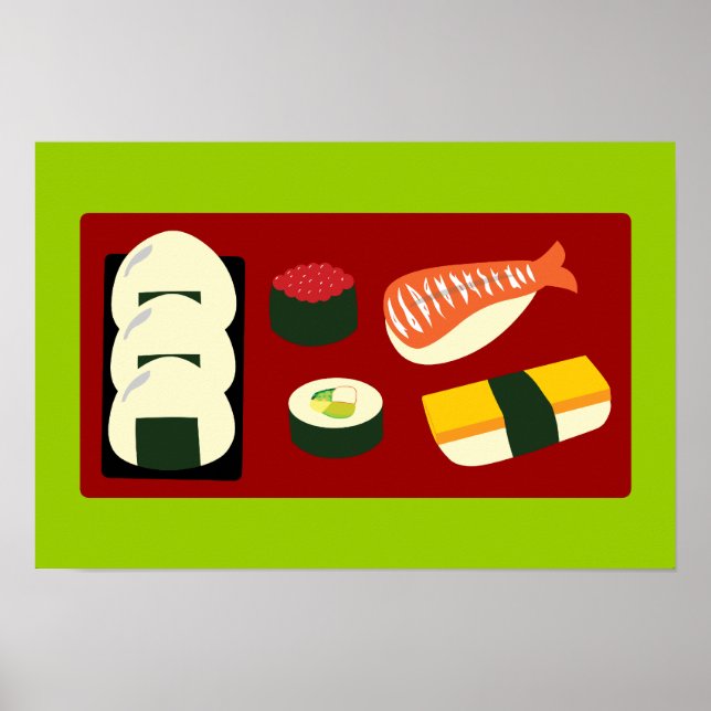 Sushi Roligt Poster (Framsidan)