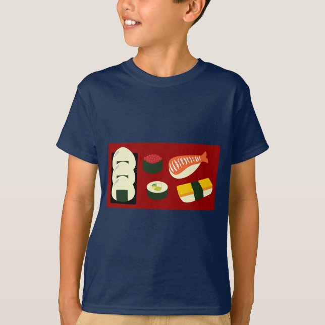 Sushi Roligt T-shirt (Framsida)