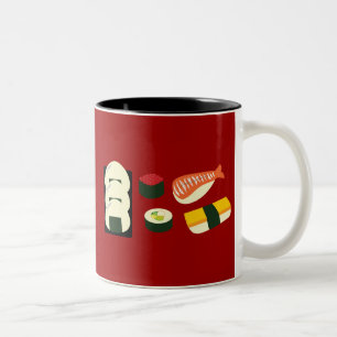 Sushi Roligt Två-Tonad Mugg