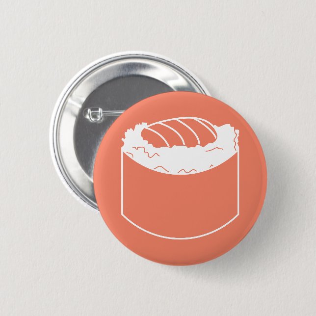 sushi roll knapp (Framsida & baksida)