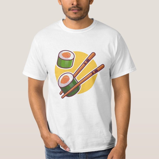 Sushi Roll T Shirt (Framsida)