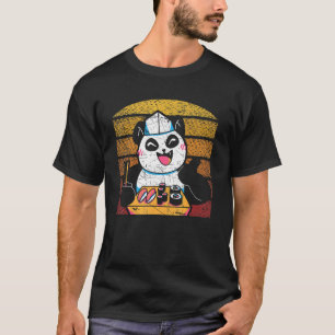 Sushi Rolls Japanska Sushi Foodie Animal Panda Bea T Shirt