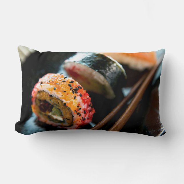 Sushi Rolls Lumbarkudde (Framsida)