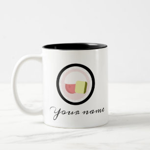 Sushi-rulle logodesign mugg