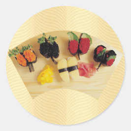 Sushi Runt Klistermärke