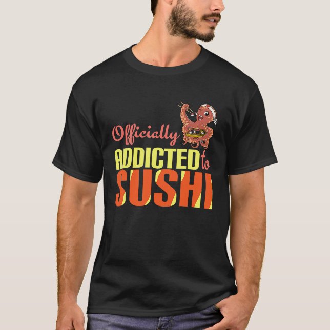 Sushi säger till Japan sushi T Shirt (Framsida)