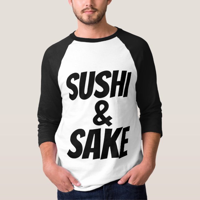 SUSHI & SAKE T-Shirts (Framsida)
