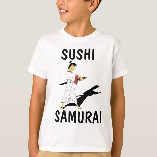 SUSHI SAMURAI FUNNY BOYS T-SHIRTS (Framsida)