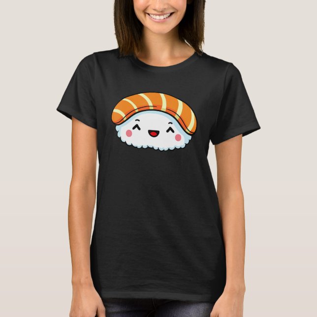 Sushi Sashimi Japanska Cuisineet Food Itamae C T Shirt (Framsida)