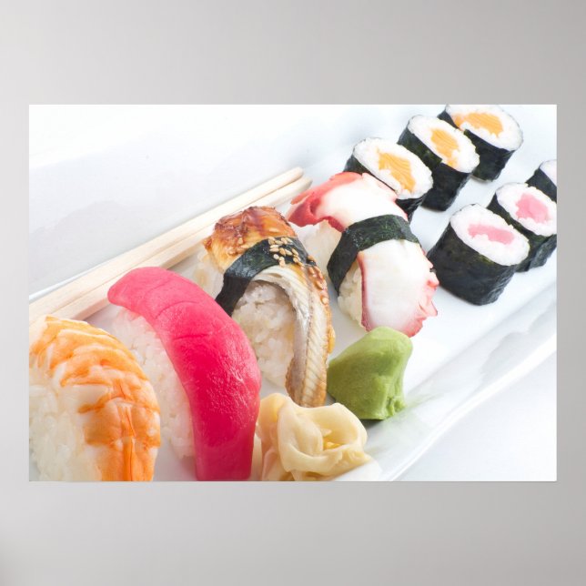 Sushi Sashimi Platter Poster (Framsidan)