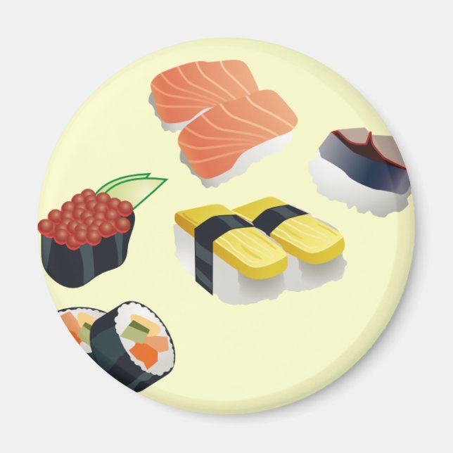 Sushi Set-design Magnet (Framsidan)