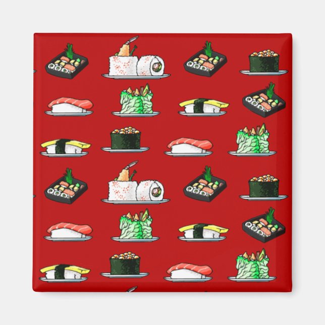 Sushi Set Magnet (Framsidan)