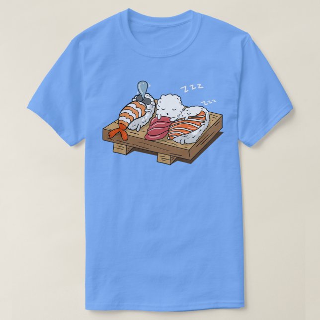 Sushi Shirt Kärlek Sushi Rolls Funny Japane T Shirt (Design framsida)