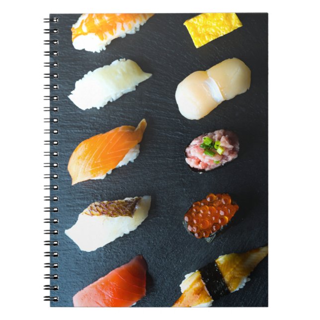 Sushi Simplicity – Japanese Notebook by SUSHIMI Anteckningsbok (Framsidan)