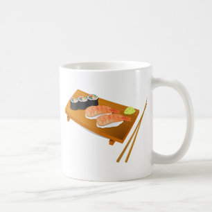 Sushi sött japansk mat kaffemugg