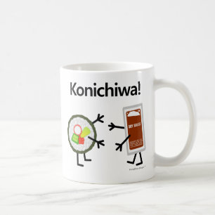 Sushi & soya - Konichiwa! Kaffemugg