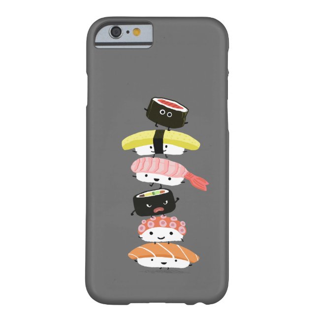 Sushi Stack - A Kawaii Torn av Sushi-tecken Case-Mate iPhone Skal (Baksidan)