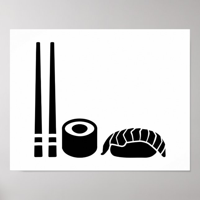 Sushi sticks sashimi poster (Framsidan)
