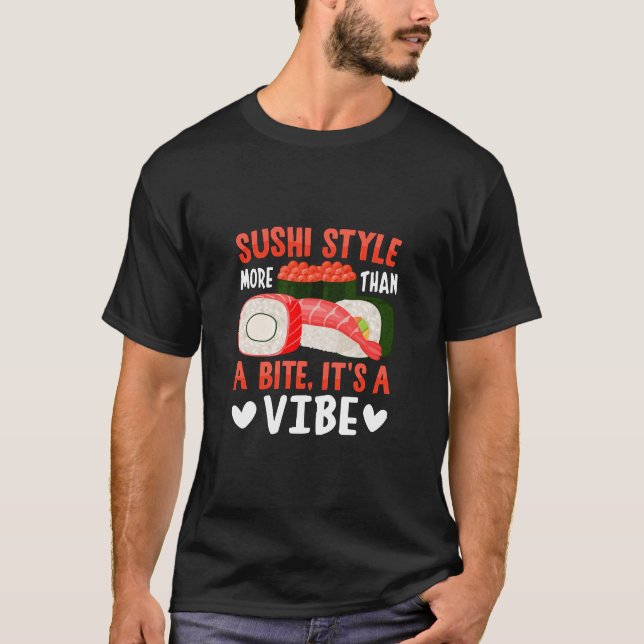 Sushi stil mer än en tugga t shirt (Framsida)