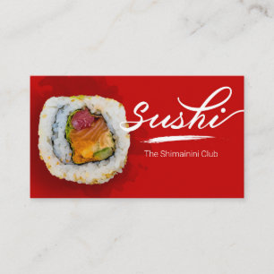 Sushi Store, Sushi business, Sushi delivery Visitkort