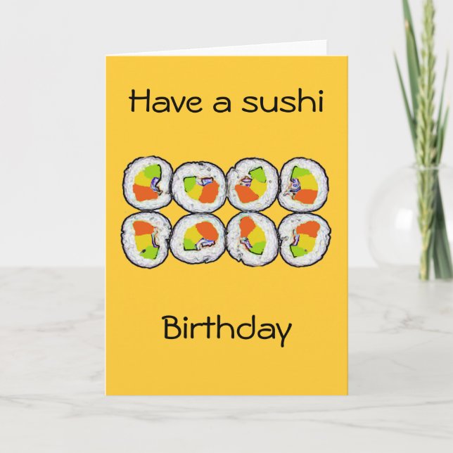 Sushi Sushi Card Kort (Framsida)