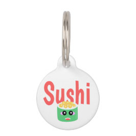 Sushi Suzie Pet-tagg Djurbricka
