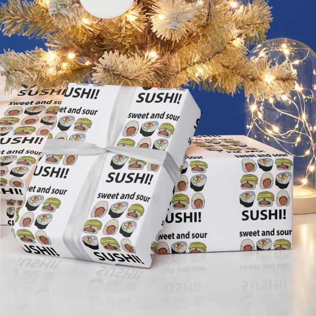 Sushi Sweet and Sour Sushi Presentpapper (Helgdagar)