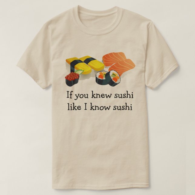 Sushi T-shirt (Design framsida)