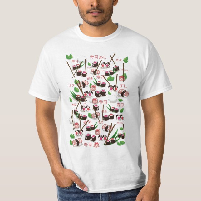 Sushi T Shirt (Framsida)