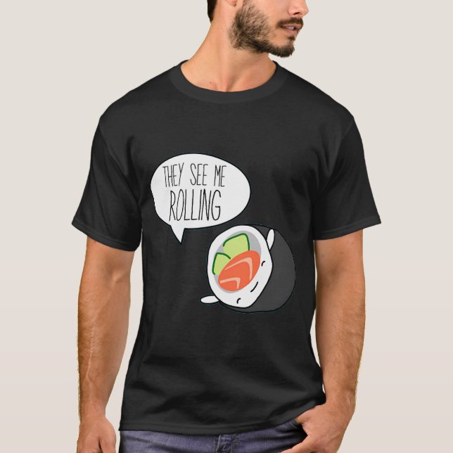 Sushi T Shirt (Framsida)