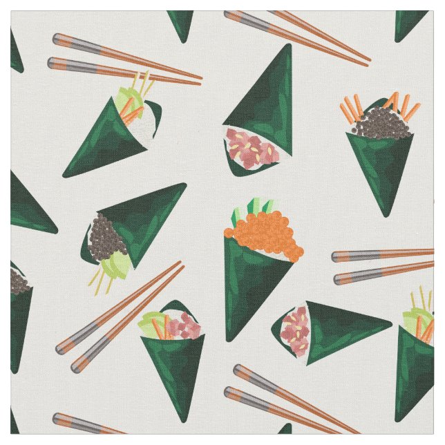 sushi temaki tyg (Närbild)