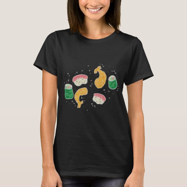Sushi Tid T Shirt (Framsida)