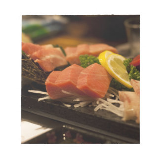 Sushi Tid Tonfisk Tonfisk Party Fisk Mat Anteckningsblock