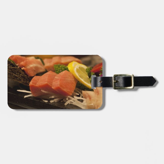 Sushi Tid Tonfisk Tonfisk Party Fisk Mat Bagagebricka (Horisontell Framsida)