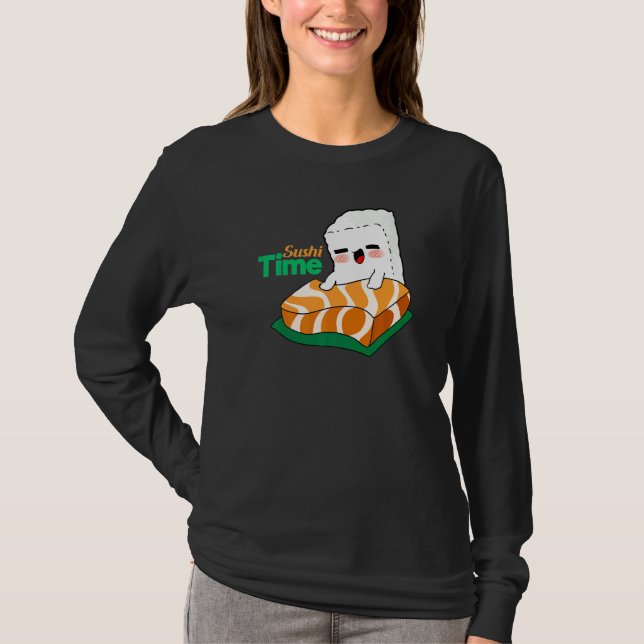 Sushi Time Nigiri T Shirt (Framsida)