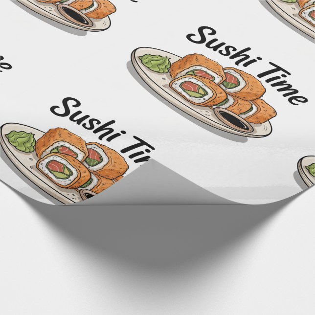 Sushi Time Presentpapper (Hörn)