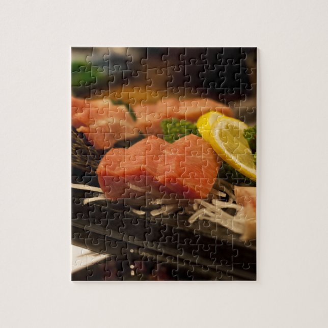 Sushi Time Tuna Tuna Party Fish Food Pussel (Vertikal)