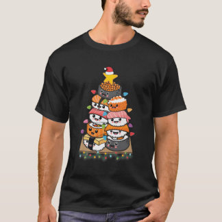 Sushi Träd Japanska livsmedelsgåvor från Älskare J T Shirt