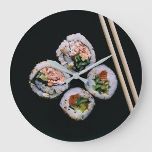 Sushi-väggklocka Stor Klocka