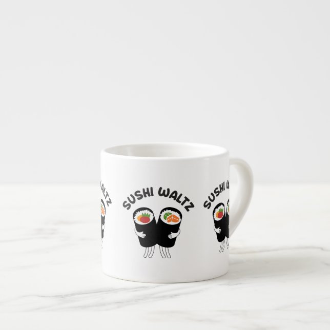 Sushi vals espressomugg (Framsida höger)