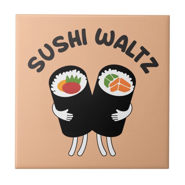 Sushi vals  kakelplatta (Framsidan)