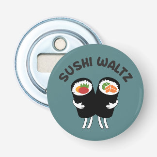 Sushi vals med text flasköppnare
