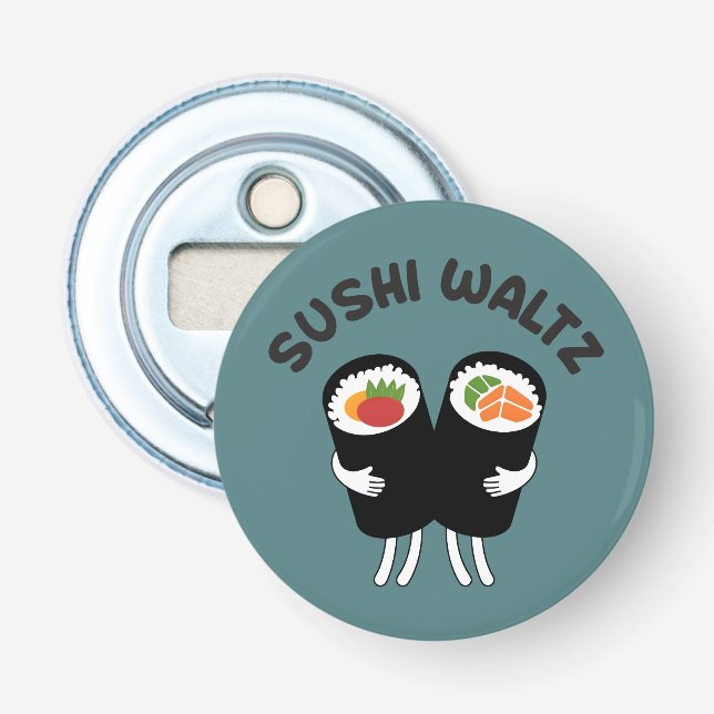 Sushi vals med text flasköppnare (Framsidan)