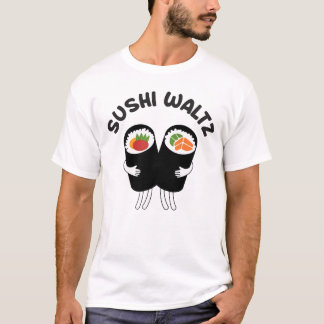 Sushi vals med text t shirt