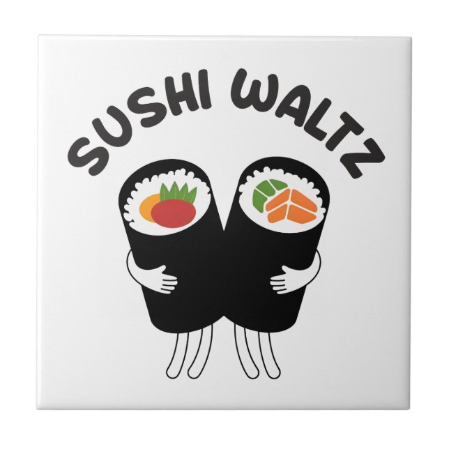 Sushi vals V2 Kakelplatta (Framsidan)