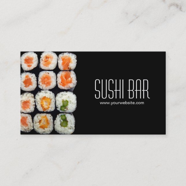 Sushi Visitkort (Framsida)