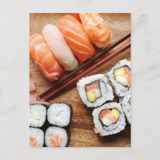 Sushi Vykort