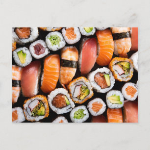Sushi Vykort
