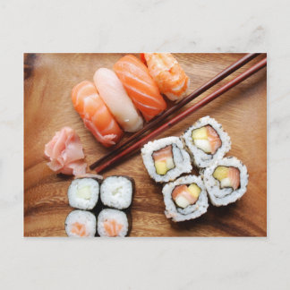 Sushi Vykort