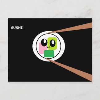 Sushi Vykort
